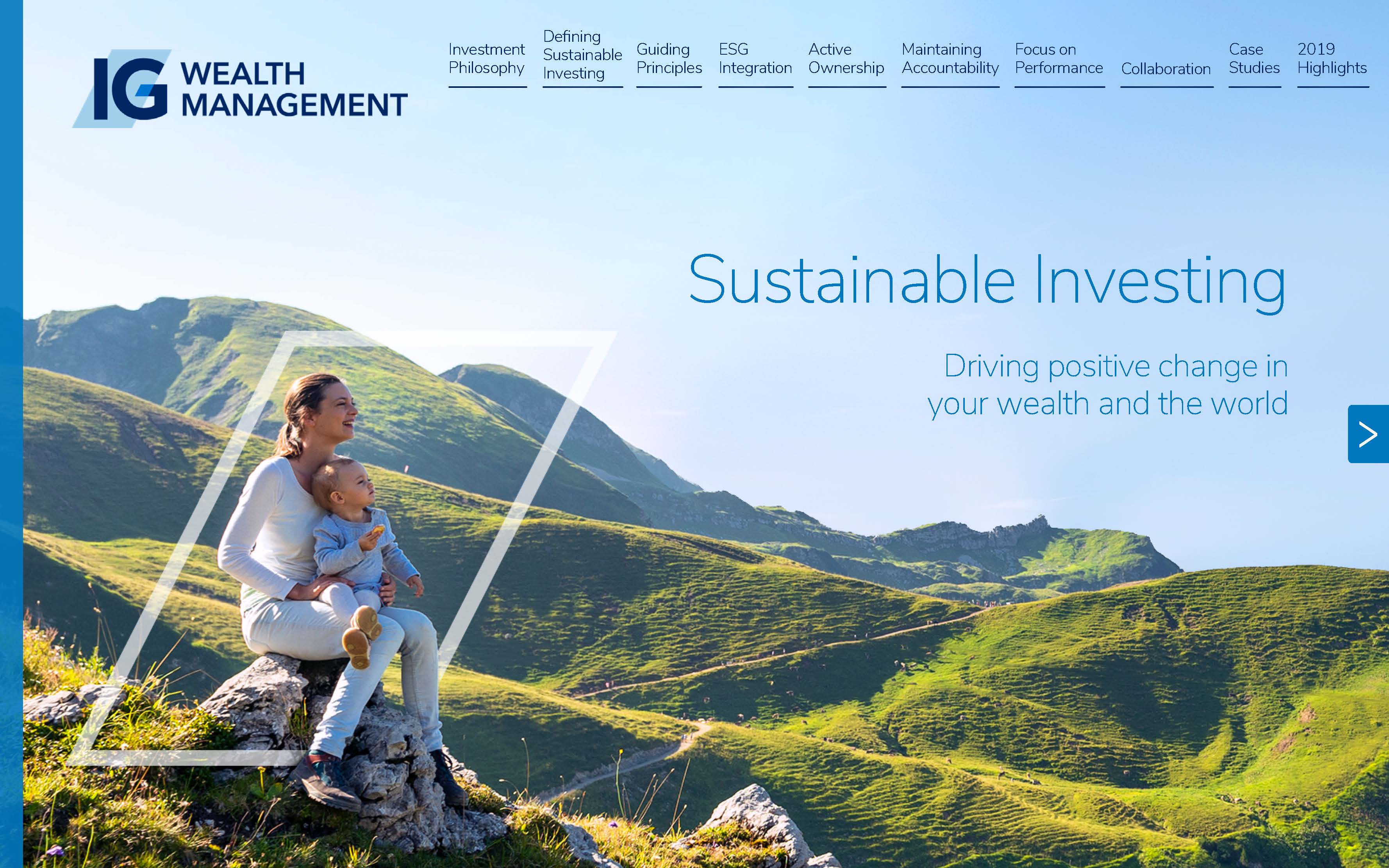Brochure Sustainable investing